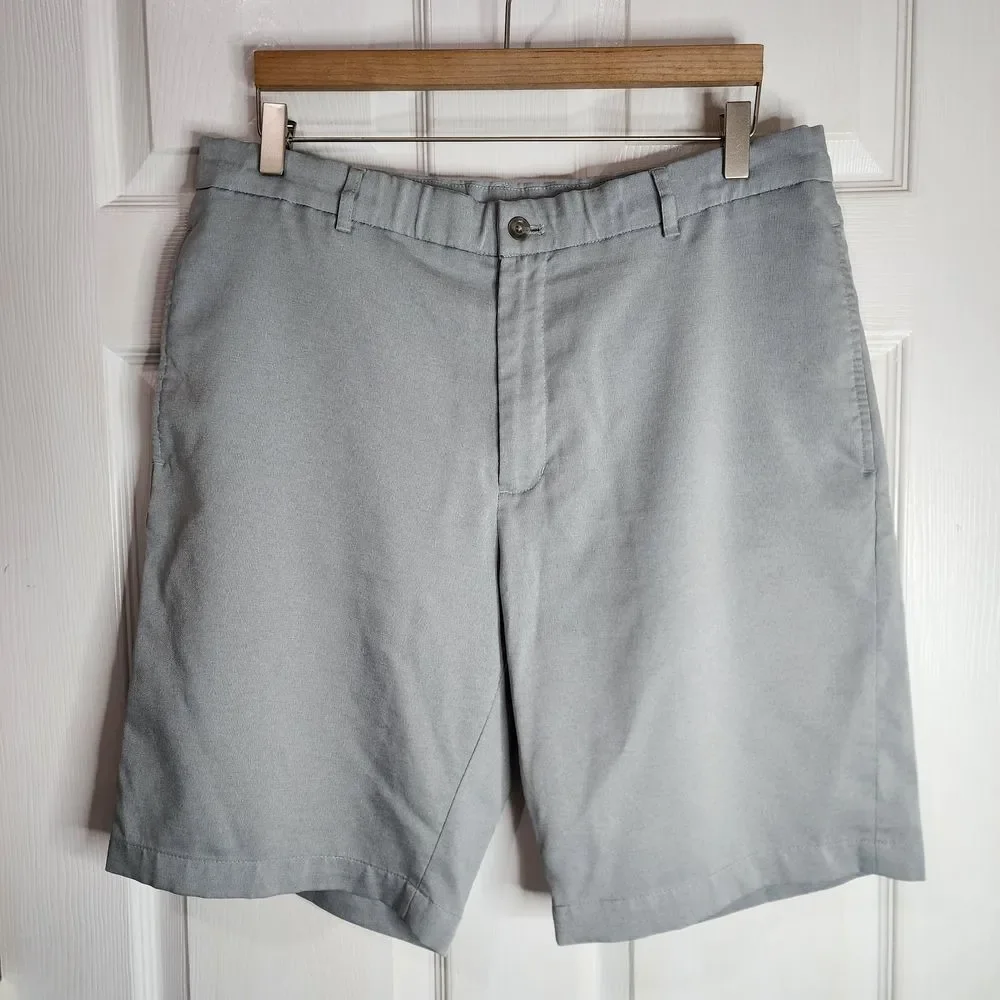 Walter Hagen Men's Golf Short Size 36 Black Grey Athletic‎ Bottoms